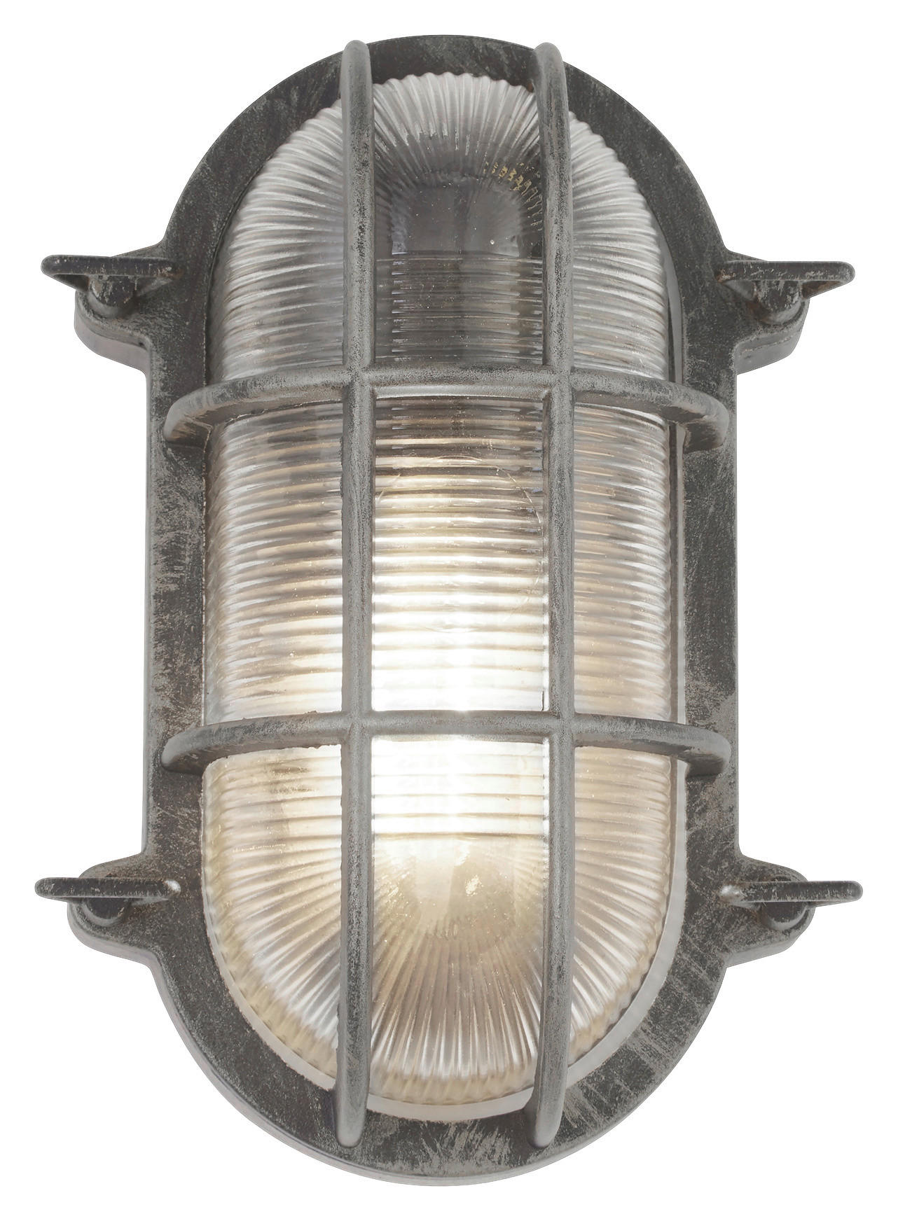 Searchlight Außenleuchte schwarz Stahl B/H/T: ca. 16x25x10,5 cm E27 1 Brennstellen Bulkhead - schwarz (16,00/25,00/10,50cm) - Searchlight