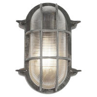 Searchlight Außenleuchte schwarz Stahl B/H/T: ca. 16x25x10,5 cm E27 1 Brennstellen Bulkhead - schwarz (16,00/25,00/10,50cm) - Searchlight