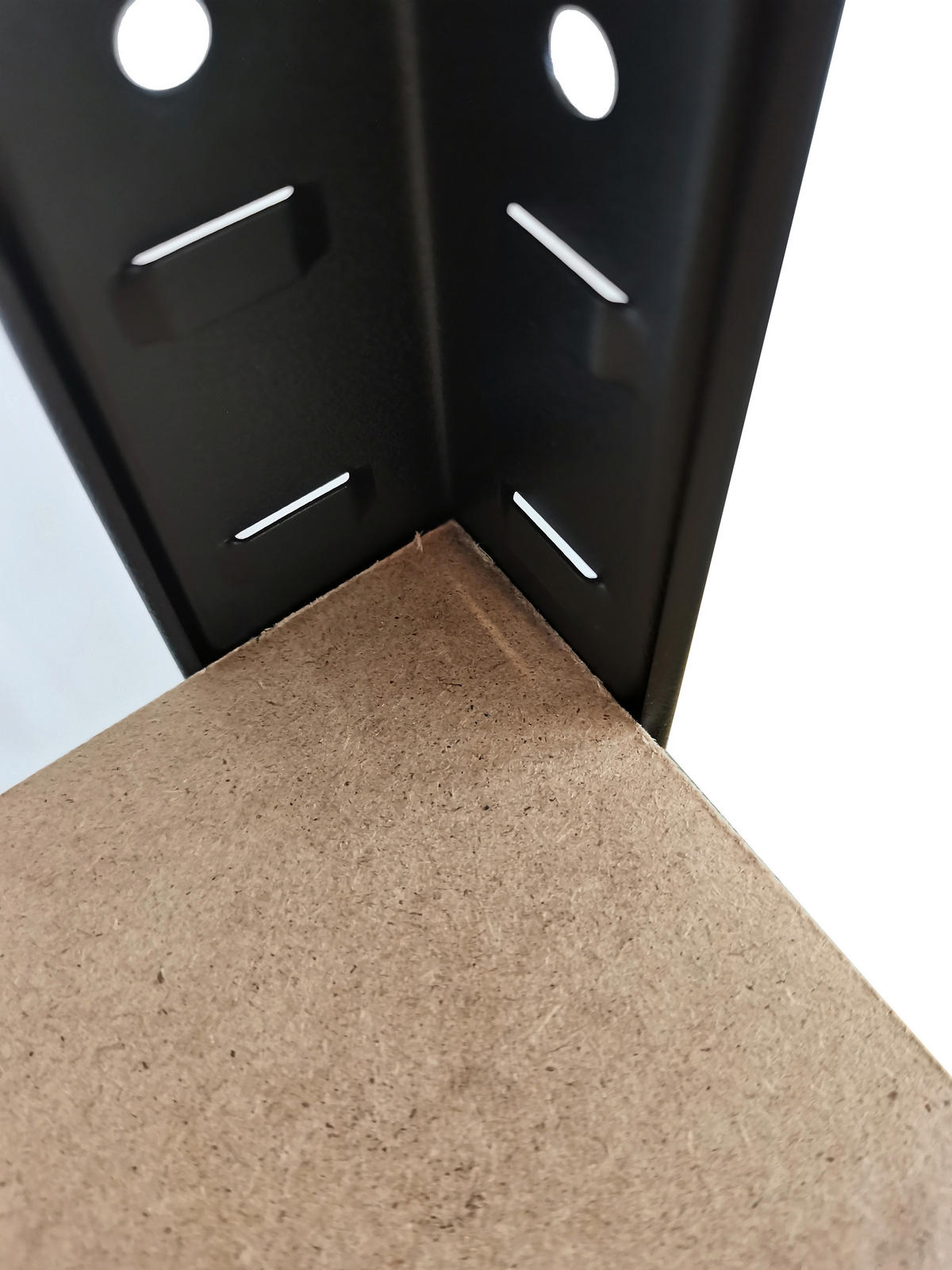 Schwerlaststeckregal schwarz B/H/T: ca. 90x200x60 cm Schwerlaststeckregal 200x90x60cm S - schwarz (90,00/200,00/60,00cm)