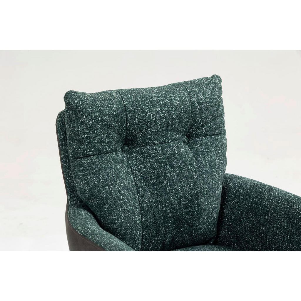 Thumbnail - Drehstuhl Lecce grün Microfaser