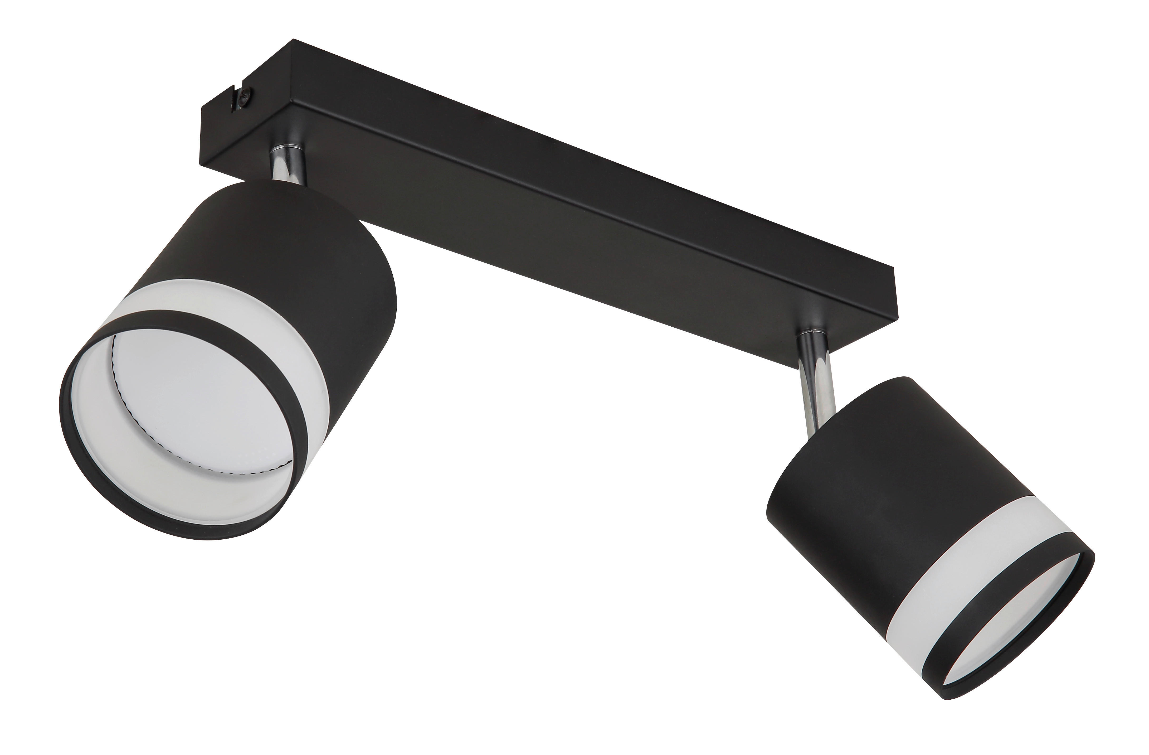 GLOBO Strahler Lucero - schwarz/Opal (30,00/8,20/18,50cm) - GLOBO