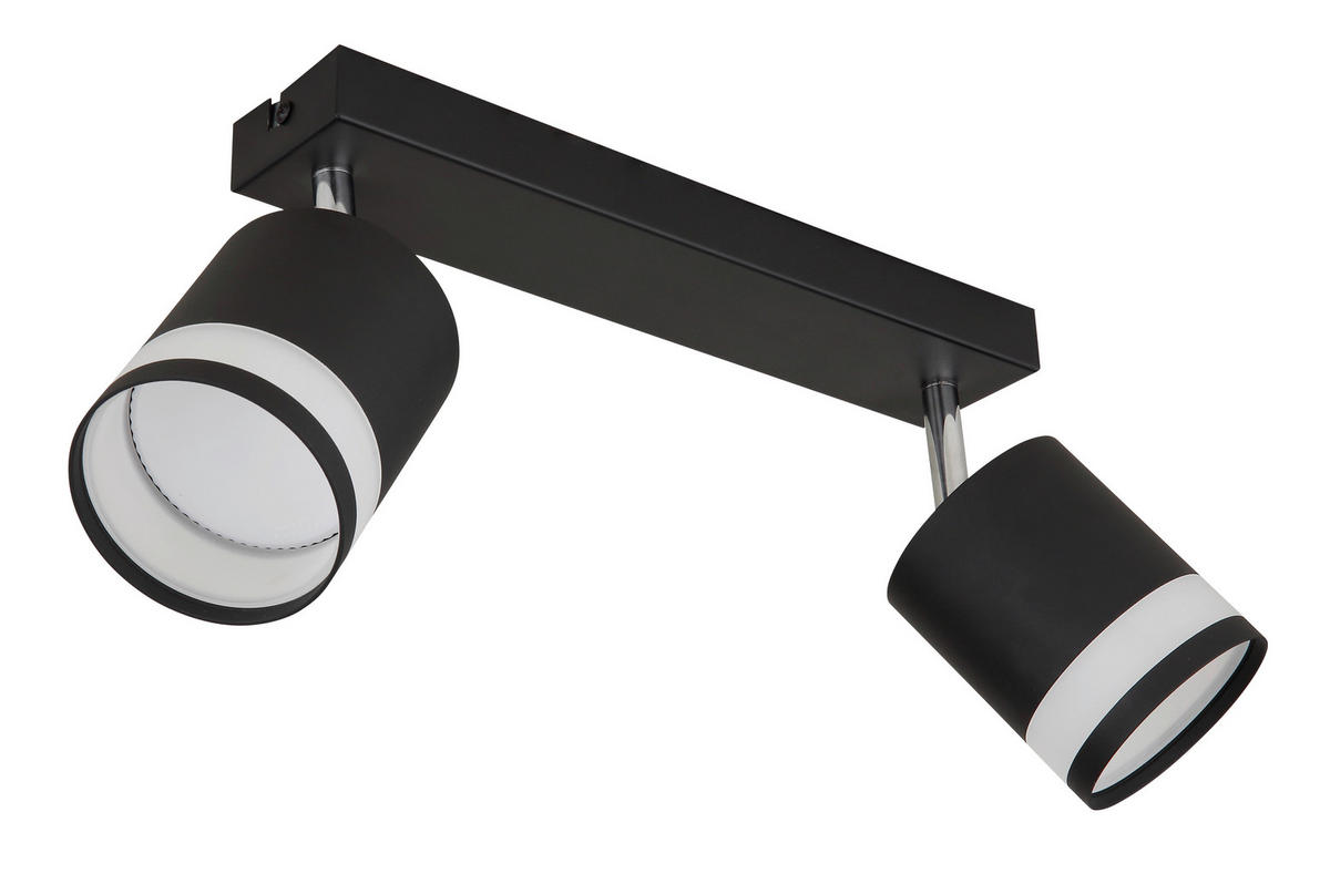 GLOBO Strahler Lucero - schwarz/Opal (30,00/8,20/18,50cm) - GLOBO