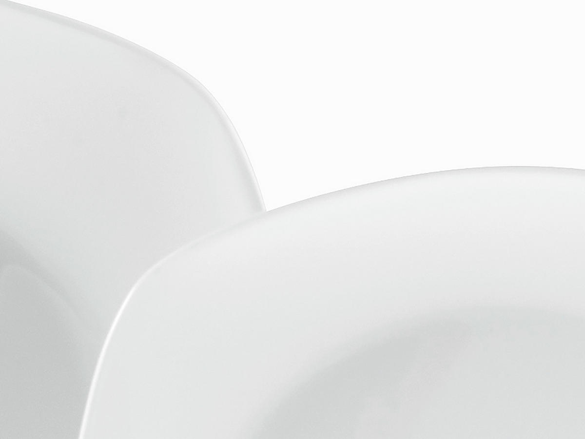 CreaTable Tafelservice Amelie weiß Porzellan 18 tlg. Amelie - weiß - CreaTable