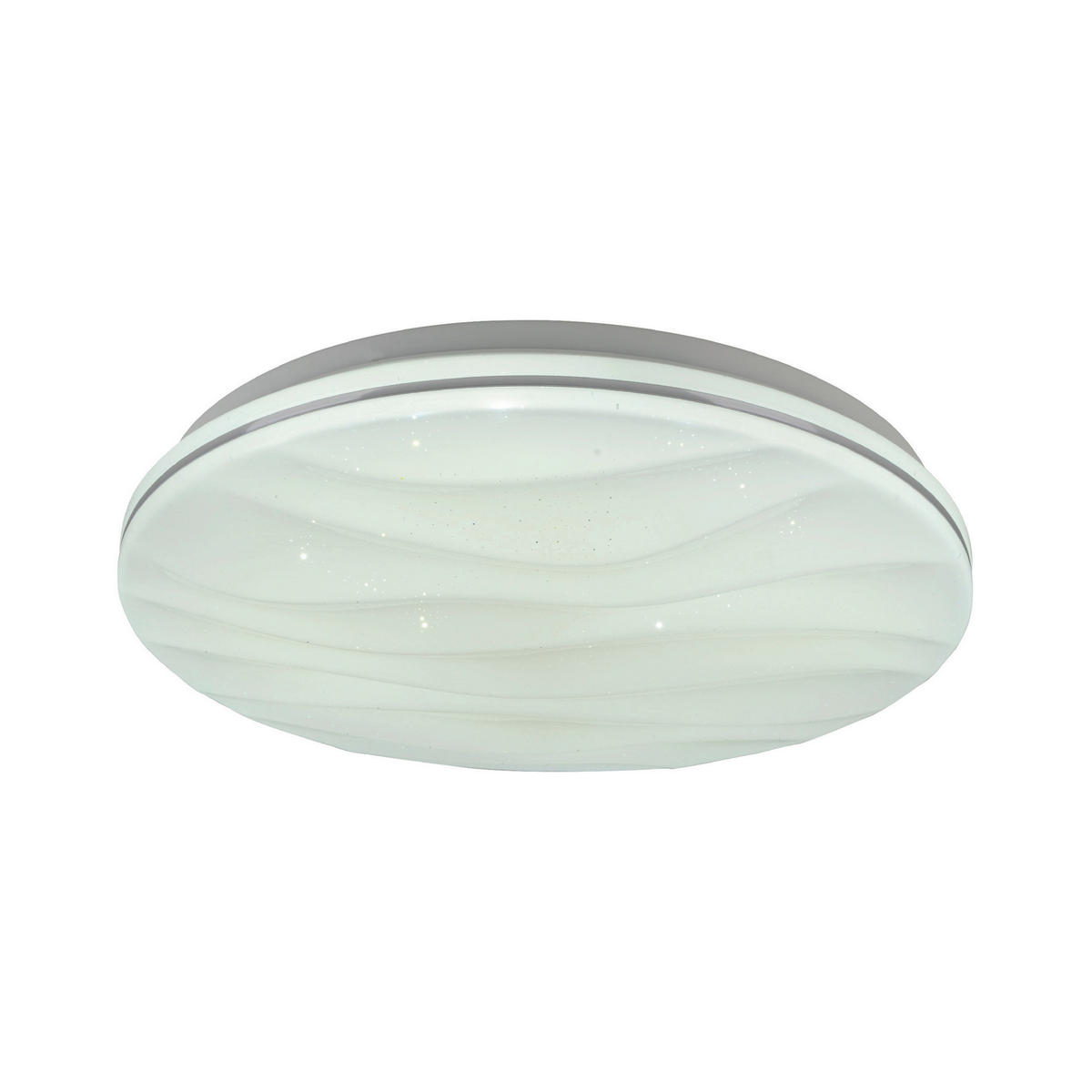 Näve Leuchten Deckenleuchte 1355923 weiß Kunststoff Metall B/H/T: ca. 38x6x38 cm null 1 Brennstellen Smart Home LED Deckenleuchte - weiß (38,00/6,00/38,00cm) - Näve Leuchten