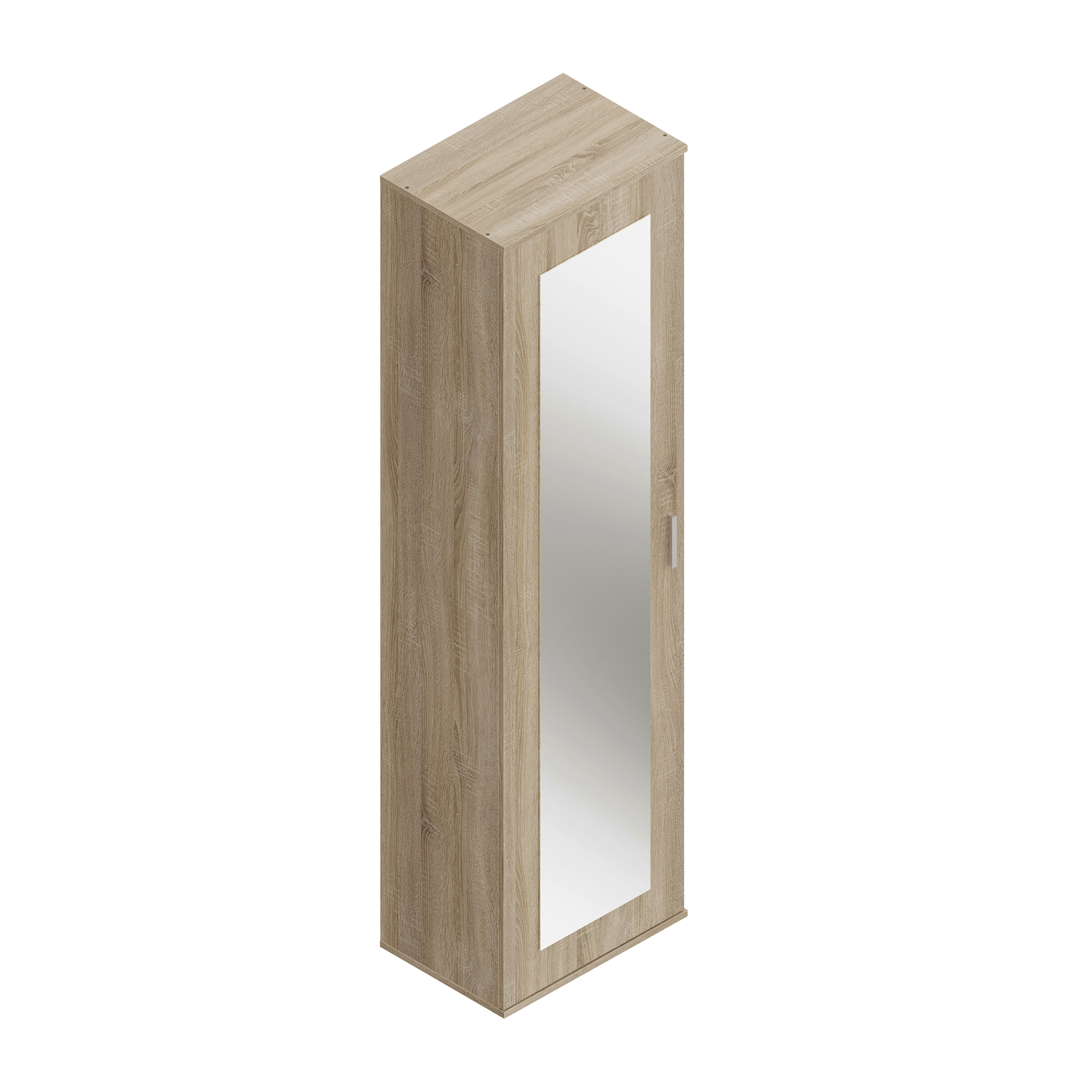 Mehrzweckschrank  Eiche Sonoma Nachbildung B/H/T: ca. 50x184x34,5 cm Inca_2_Mehrzweckschrank - Eiche (50,00/184,00/34,50cm)