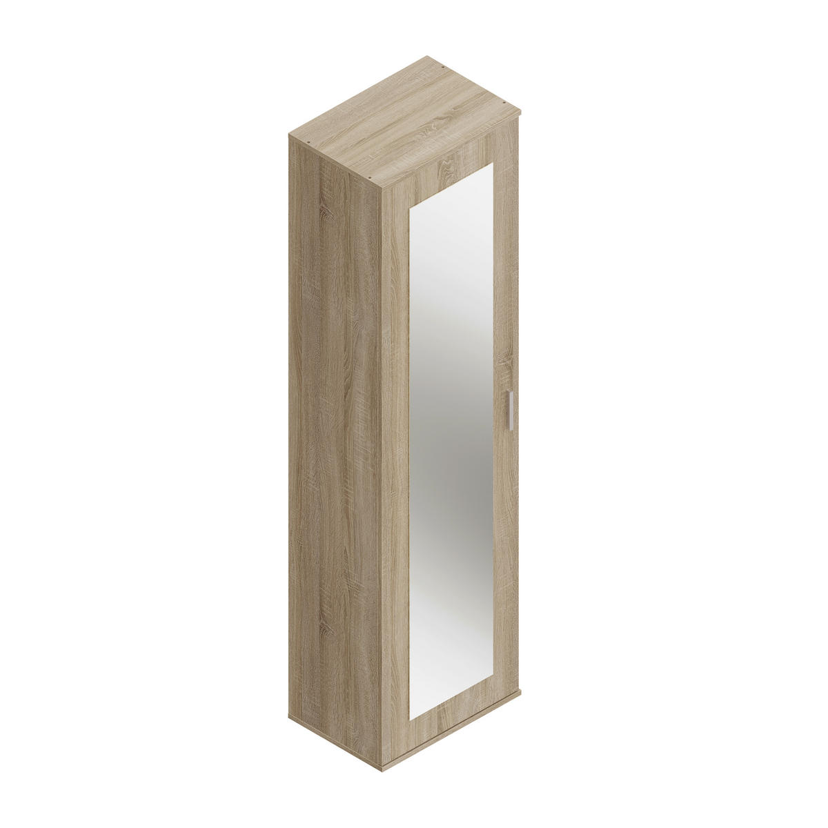 Mehrzweckschrank  Eiche Sonoma Nachbildung B/H/T: ca. 50x184x34,5 cm Inca_2_Mehrzweckschrank - Eiche (50,00/184,00/34,50cm)