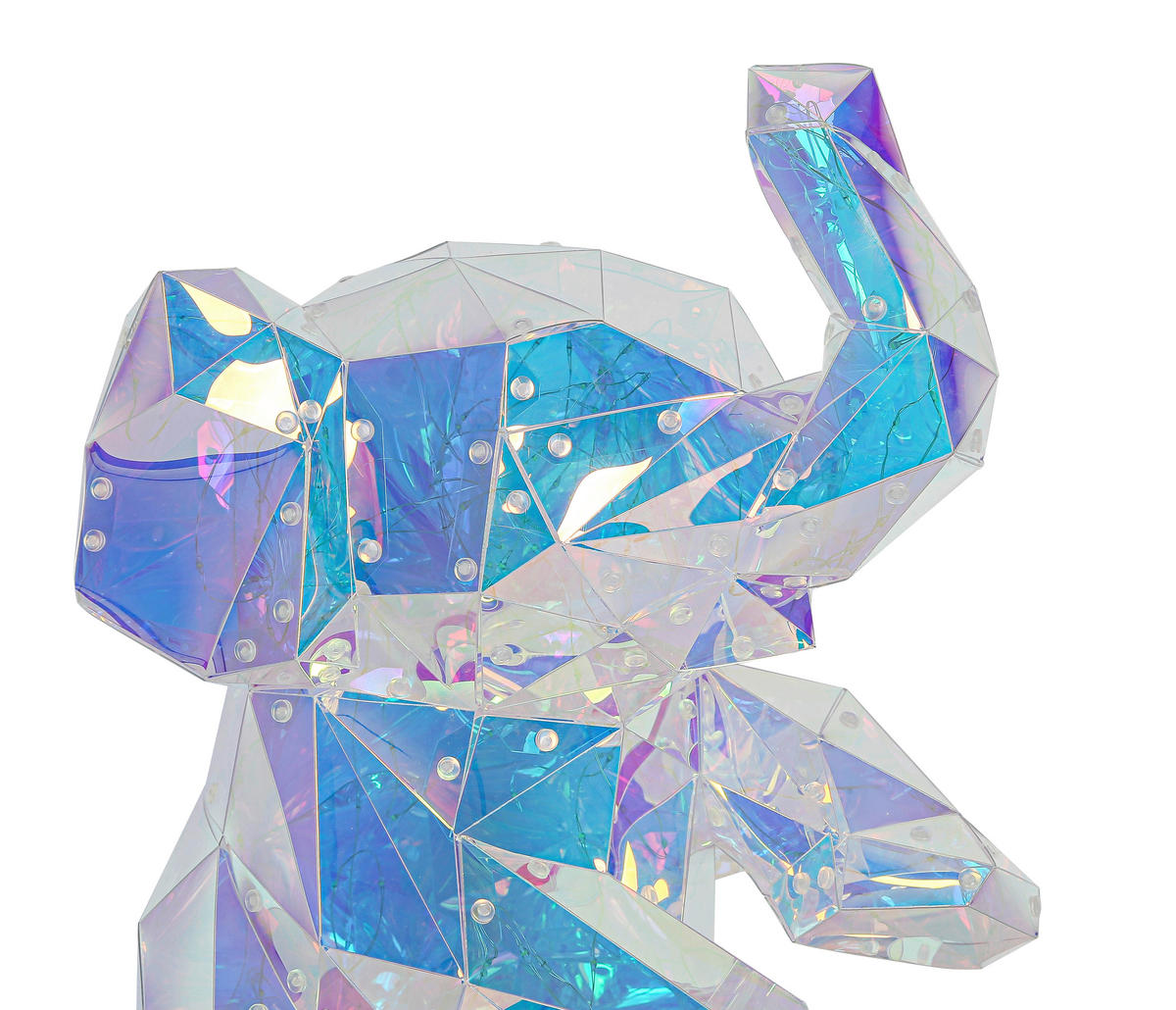 Nolo LED-Dekoleuchte transparent B/H/L: ca. 34x30x42 cm LED-Dekoleuchte_Elefant - transparent (42,00/34,00/30,00cm) - Nolo