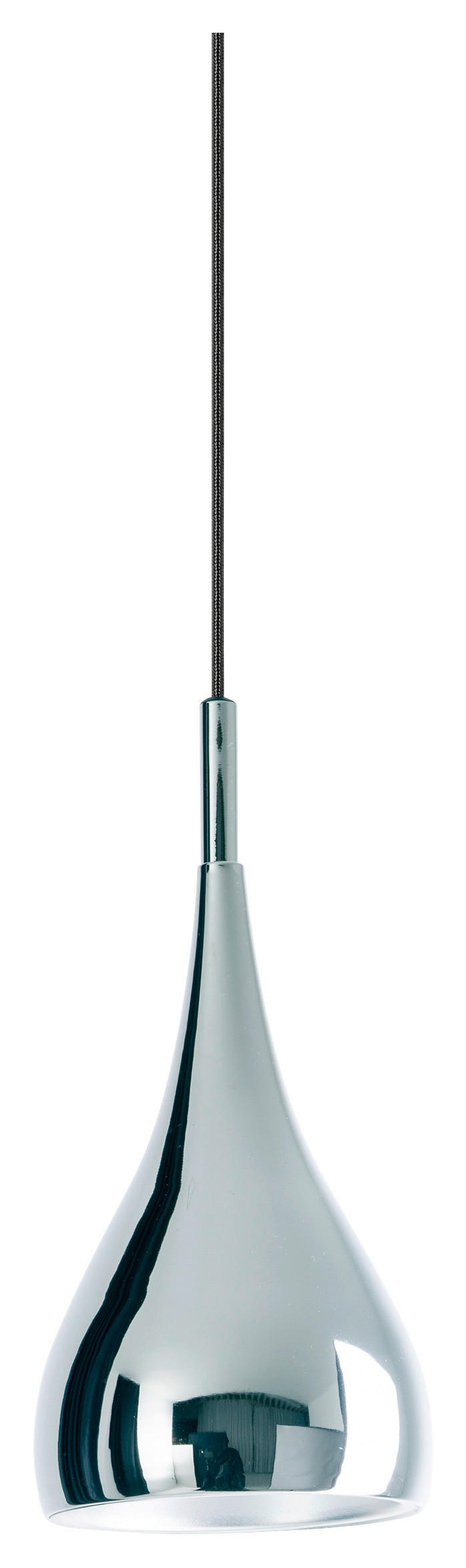 Näve Leuchten Pendelleuchte 6025342 Chrom Metall B/H/T: ca. 15x139x15 cm E27 1 Brennstellen Style - Chrom (15,00/139,00/15,00cm) - Näve Leuchten