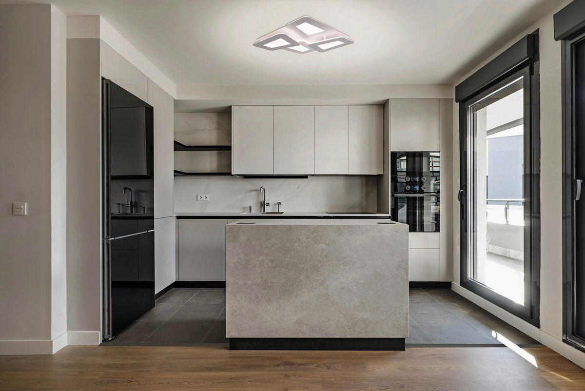 Näve Leuchten LED-Deckenleuchte weiß Metall Kunststoff B/H/T: ca. 48x8x48 cm SIMEN - weiß (48,00/8,00/48,00cm) - Näve Leuchten