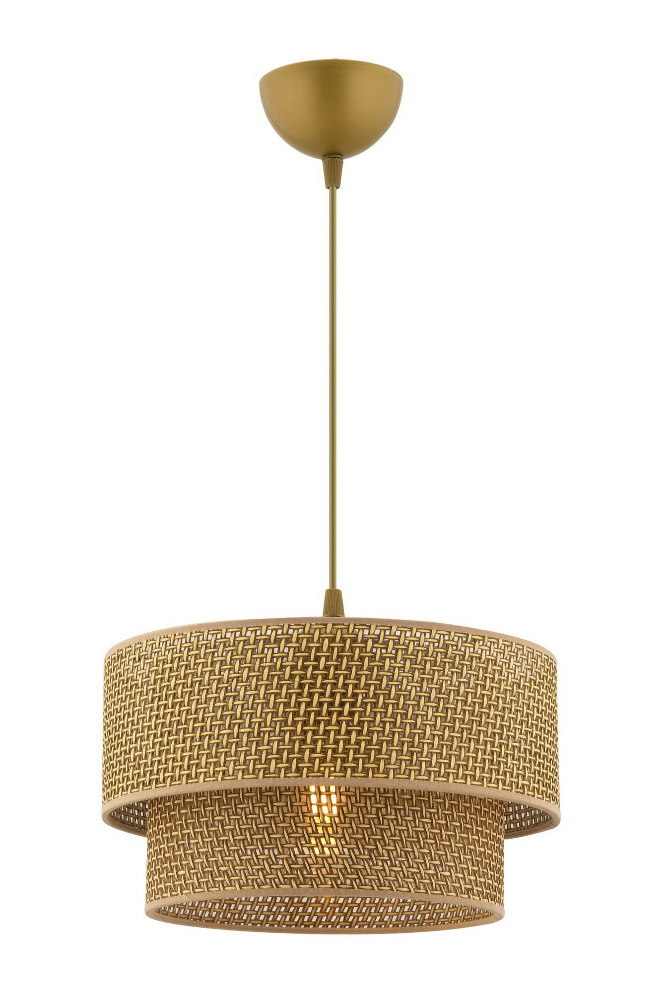 Opviq Pendelleuchte Echo beige Baumwolle B/H/T/L/D: ca. 30x65x30x30x30 cm E27 1 Brennstellen Echo - beige (30,00/30,00/65,00cm) - Opviq