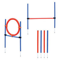 PawHut Hundesport Hundesport - blau/rot - PawHut