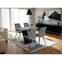 Essgruppe Elbe Holzwerkstoff B/H/T: ca. 110x76x70 cm Elbe - (110,00/76,00/70,00cm) - Hela