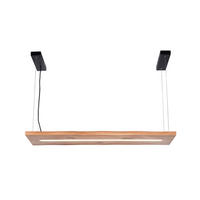 Paul Neuhaus LED-Pendelleuchte PALMA 2625-79 PALMA - natur/schwarz (120,00/120,00/30,00cm) - Paul Neuhaus