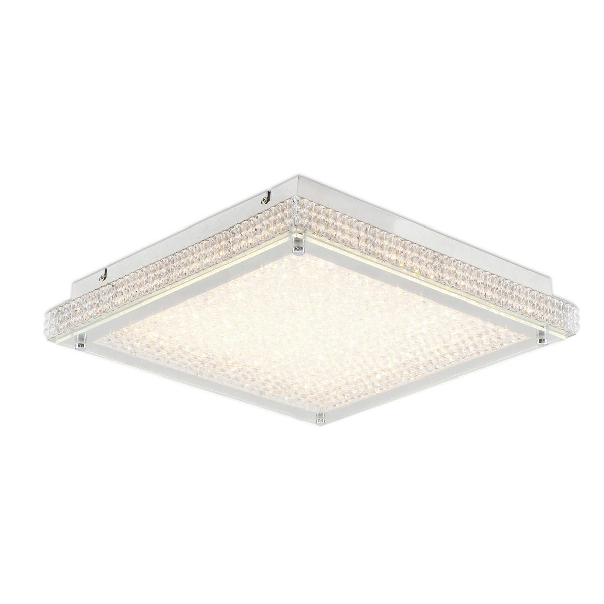 Näve Leuchten Deckenleuchte 1200931 transparent Metall Kunststoff B/H/T: ca. 39x7,2x39 cm null 1 Brennstellen Madrid - transparent (39,00/7,20/39,00cm) - Näve Leuchten