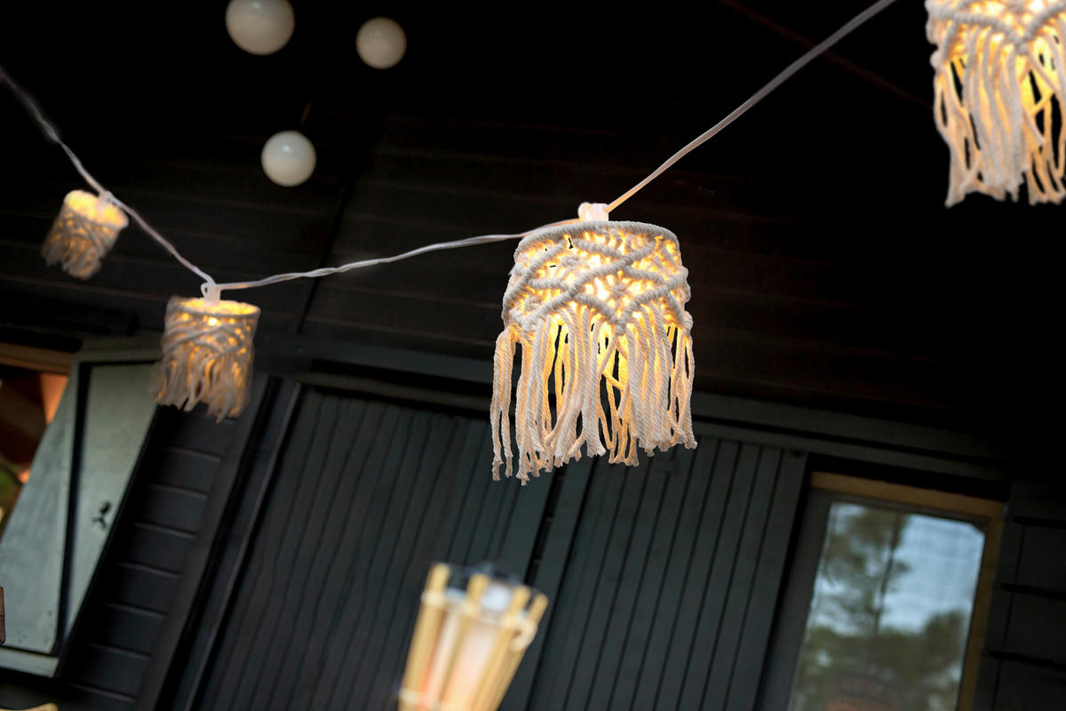 LED-Lichterkette weiß B/H/L: ca. 21,5x13,5x800 cm MYKONOS - weiß (800,00/21,50/13,50cm) - NewGarden