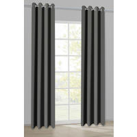 Ösenvorhang Samt anthrazit B/L: ca. 135x245 cm Samt - anthrazit (135,00/245,00cm)