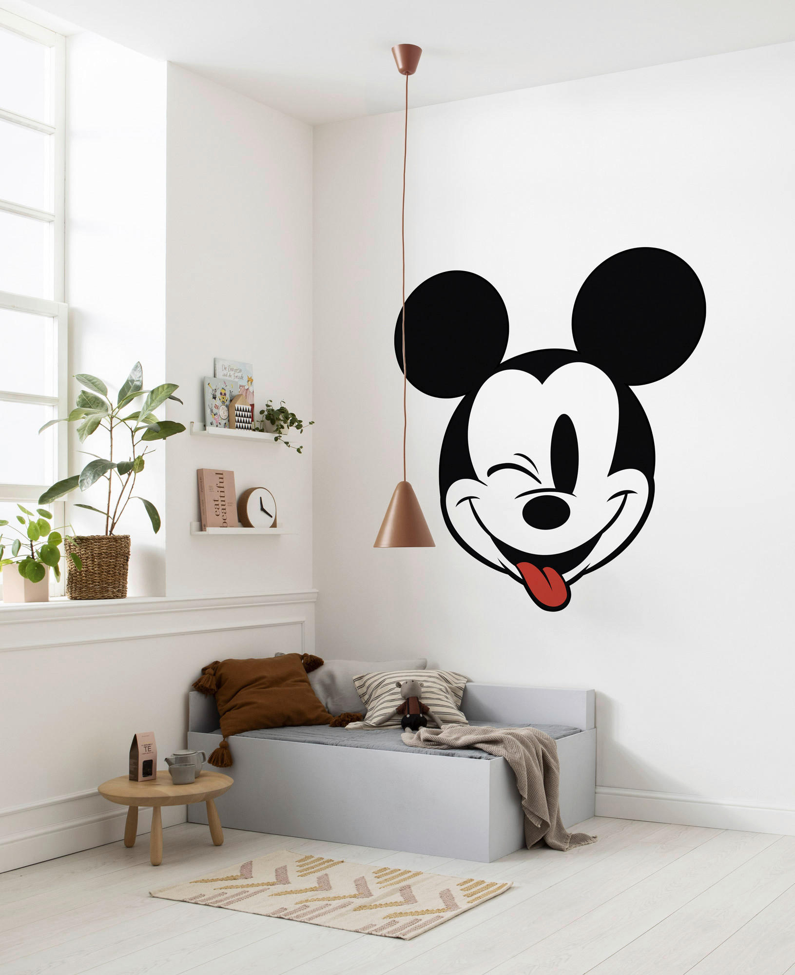 Komar Wandtattoo Mickey Head Optimism  Mickey Head Optimism B/L: ca. 125x125 cm Mickey Head Optimism - (125,00/125,00cm) - Komar