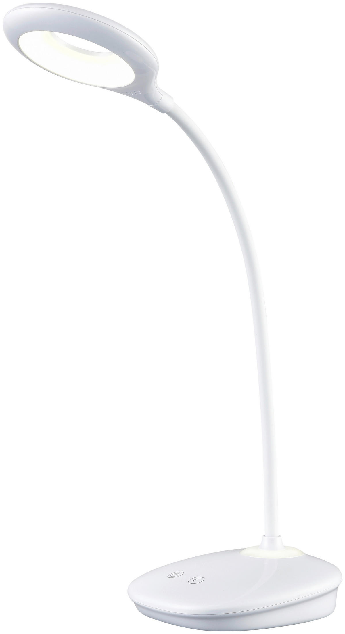 POCOline Schreibtischleuchte Matteo weiß Kunststoff H: ca. 44 cm Matteo - weiß (44,00cm) - POCOline
