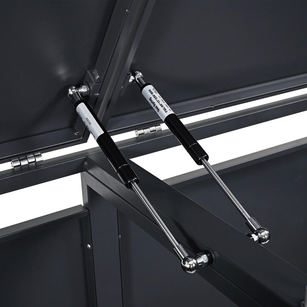 Thumbnail - Westmann Mülltonnenbox Varius Holzoptik B/H/L: ca. 330x116x80 cm