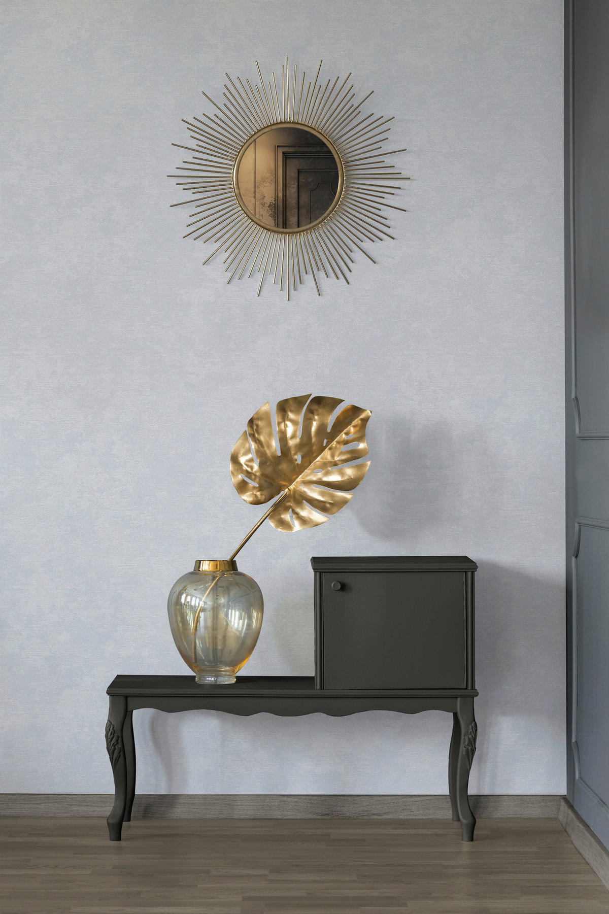 A.S.Creation Vliestapete Attractive Uni grau B/L: ca. 53x1005 cm Attractive - grau (53,00/1005,00cm) - A.S.Creation