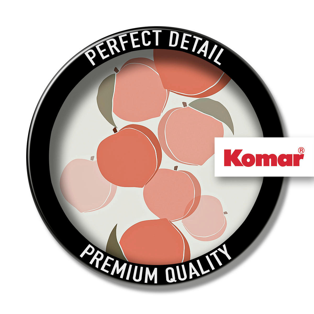 Komar Poster Cultivated Peaches Pflanzen B/L: ca. 30x40 cm Cultivated Peaches - (30,00/40,00cm) - Komar