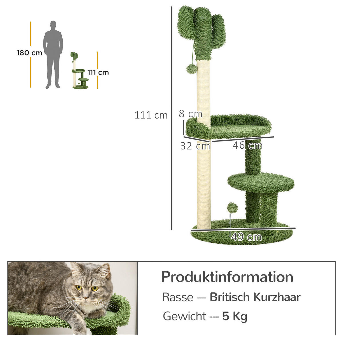 PawHut Kratzbaum Kratzbaum - PawHut