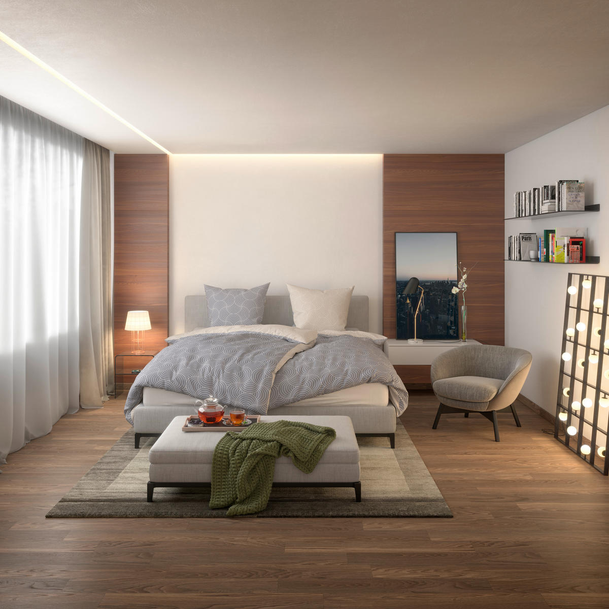 Baumwoll Bettwäsche Renforce Bettwäsche_Renforce_Bogen - beige/grau (155,00/220,00cm)