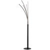 POCOline Stehleuchte Palmier schwarz Alu Metall H: ca. 180 cm 5 Brennstellen Palmier - schwarz (180,00cm) - POCOline
