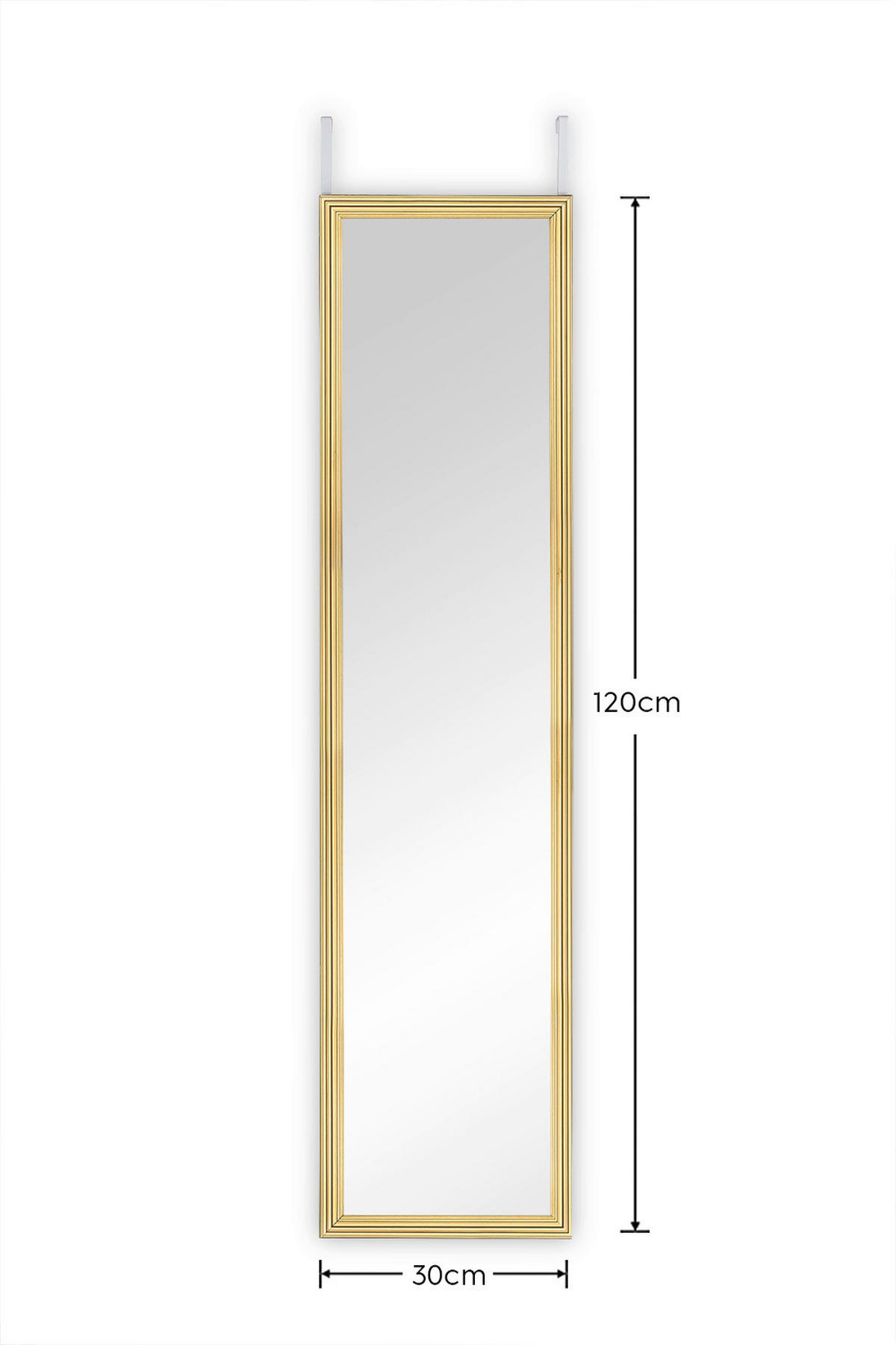 Türhängespiegel Bea gold Optik B/H/T: ca. 30x120x2 cm Bea - gold (30,00/120,00/2,00cm)