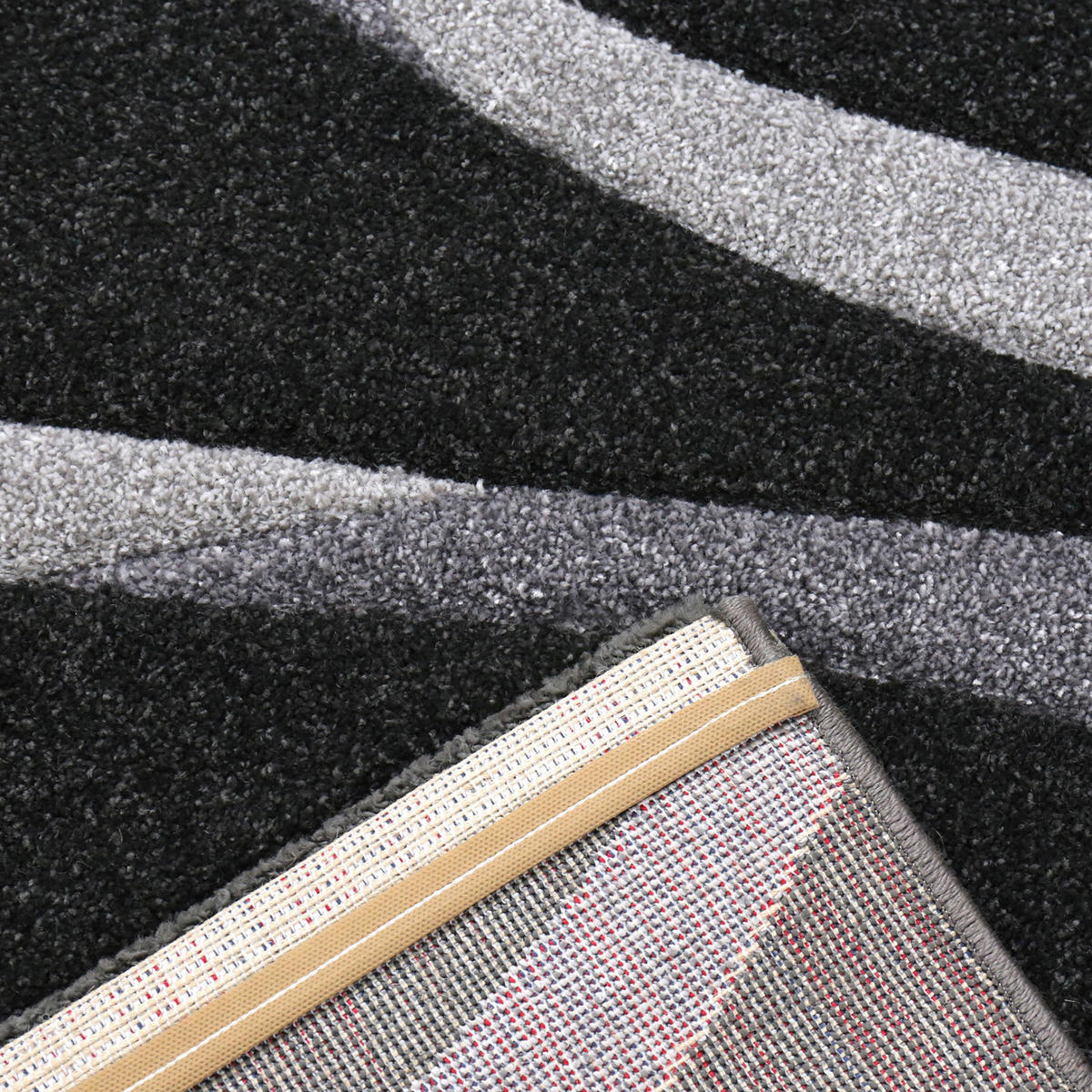 Teppich Malta anthrazit B/L: ca. 80x150 cm Malta - anthrazit (80,00/150,00cm)