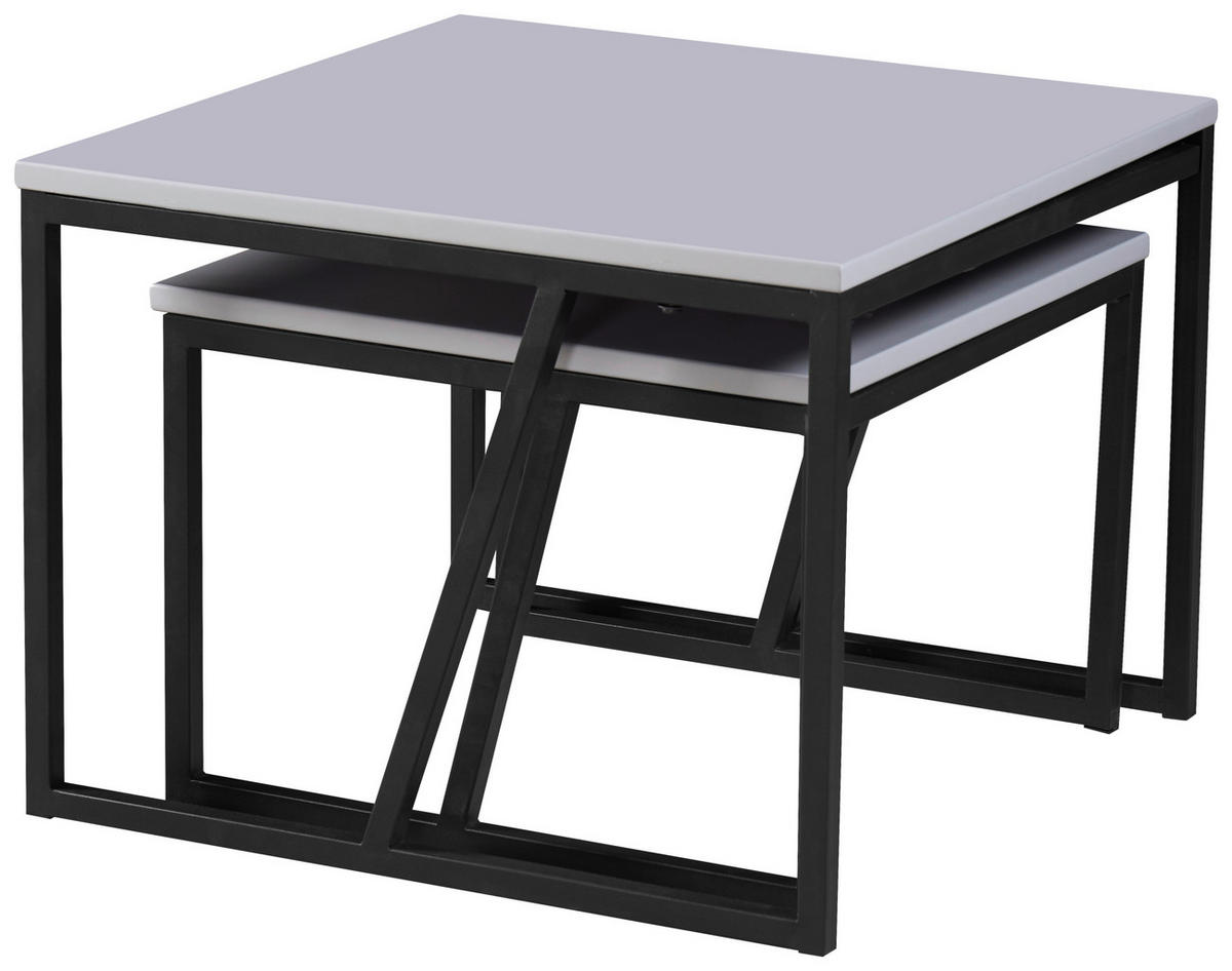 Couchtisch Lola 2 grau MDF Lola 2 - schwarz/grau