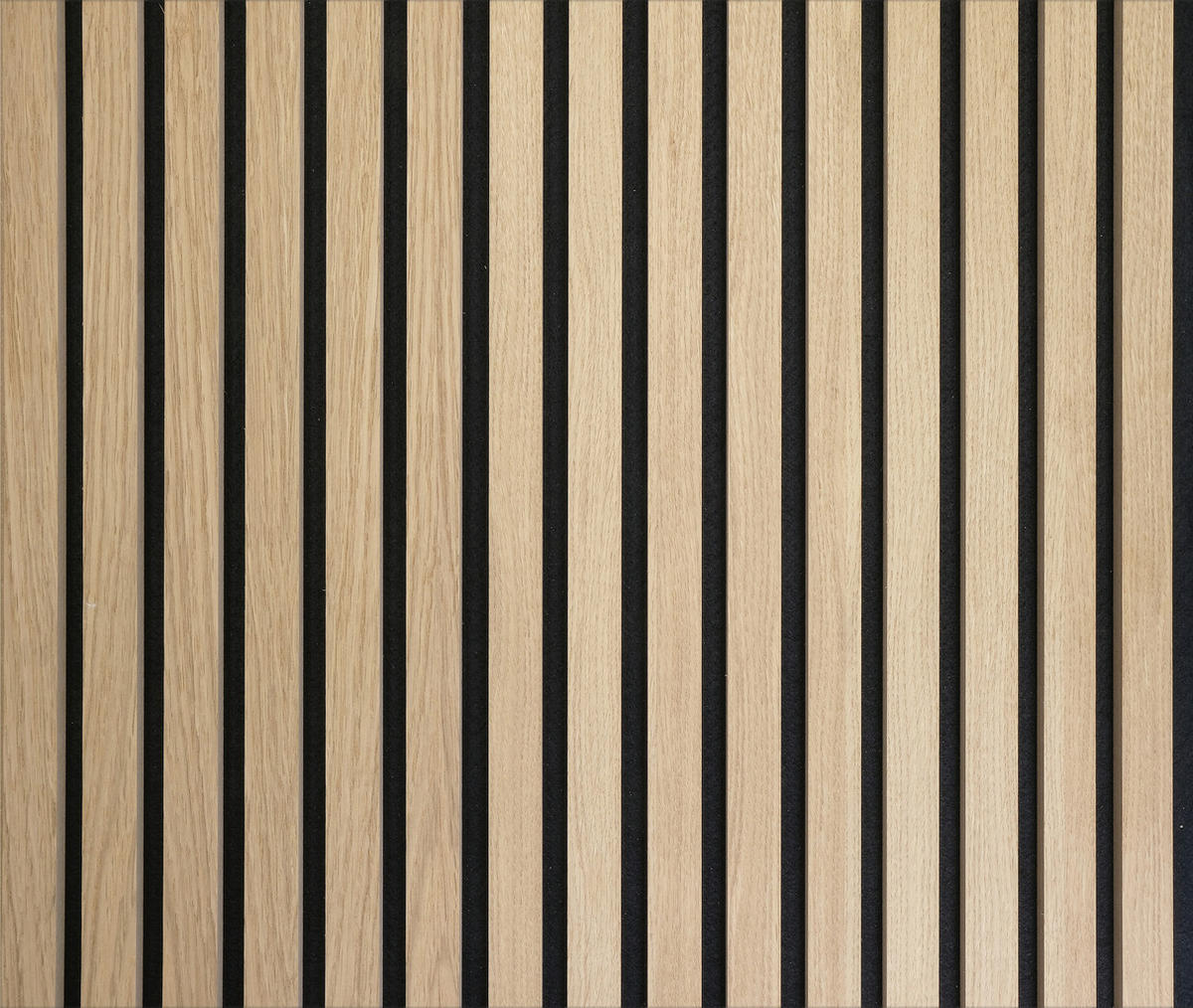 Wand-und Akustikpaneel Eiche natur L/B/H: ca. 240x56,1x1,9 cm pro Stück Akustikpaneel 240x56 Eiche natur - Eiche natur (240,00/56,10/1,90cm)