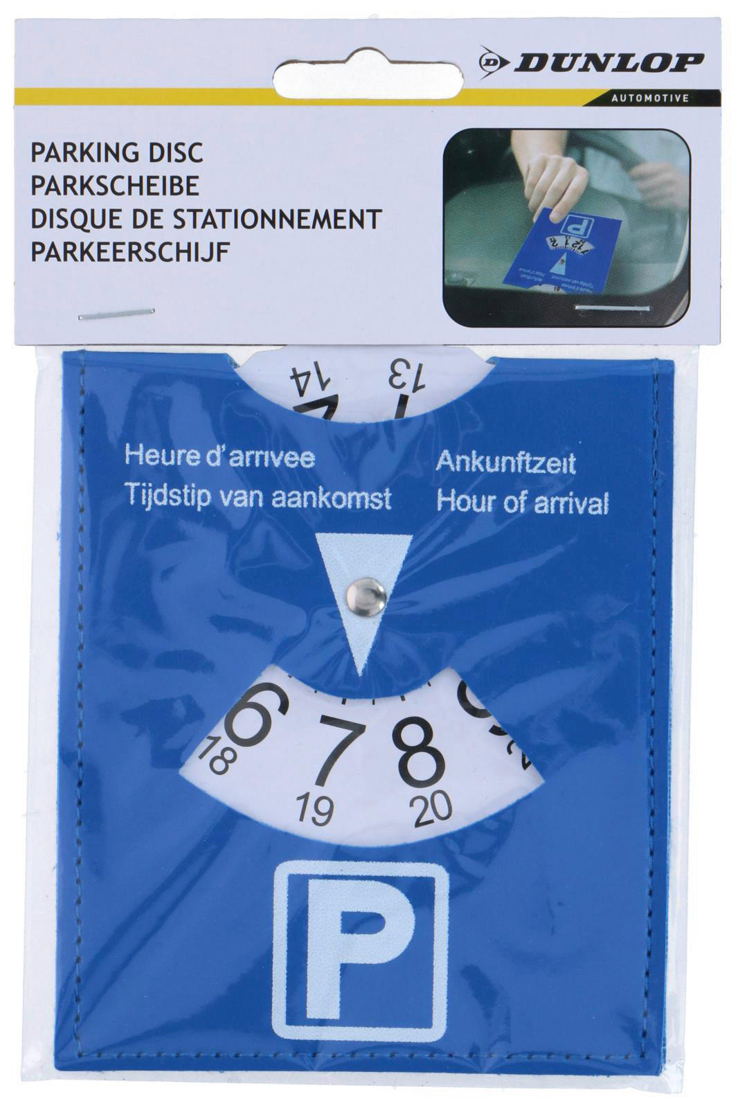 Dunlop Parkscheibe B/H: ca. 11x15 cm Parkscheibe - blau (11,00/15,00cm) - Dunlop
