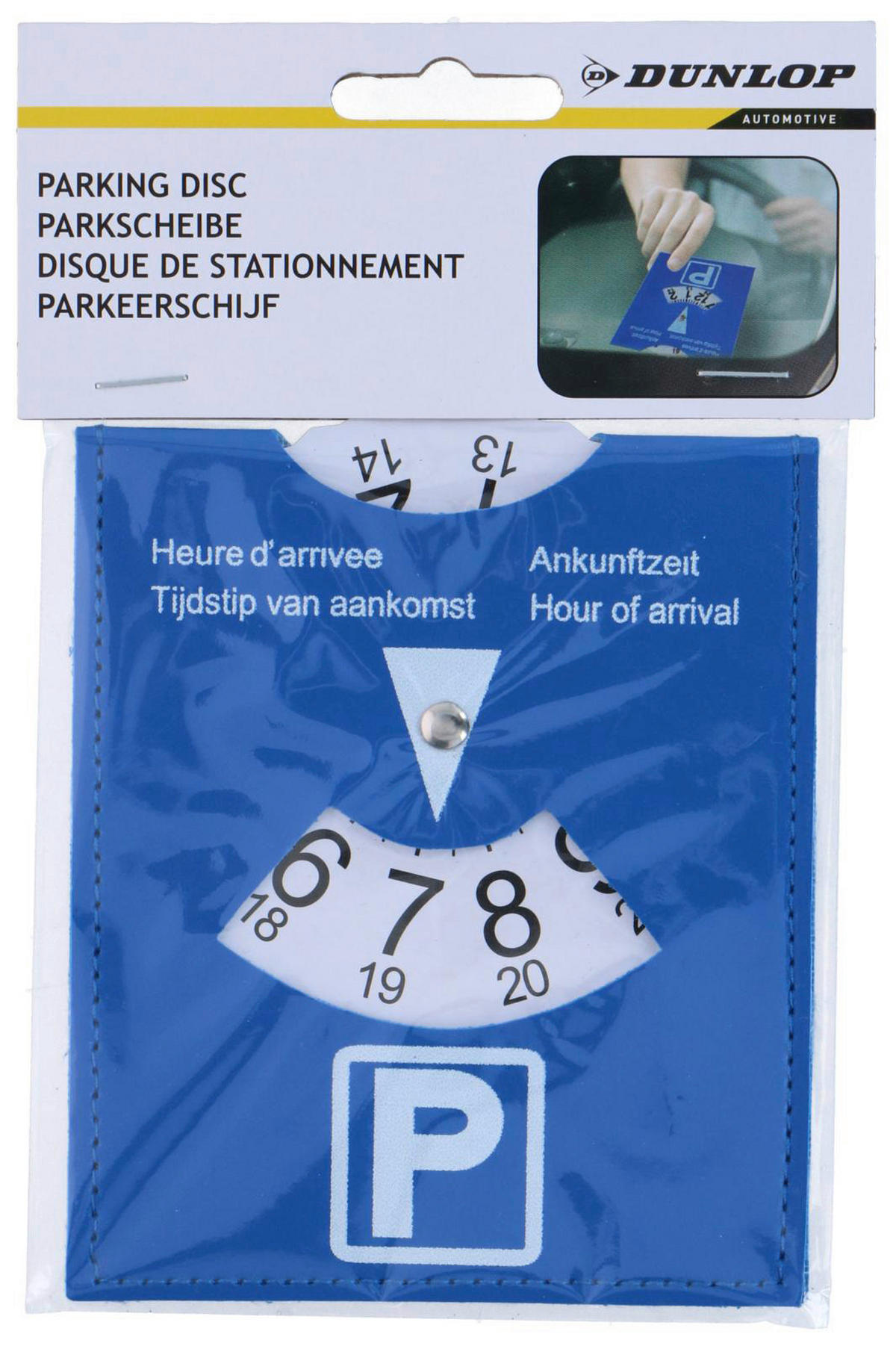 Dunlop Parkscheibe B/H: ca. 11x15 cm Parkscheibe - blau (11,00/15,00cm) - Dunlop