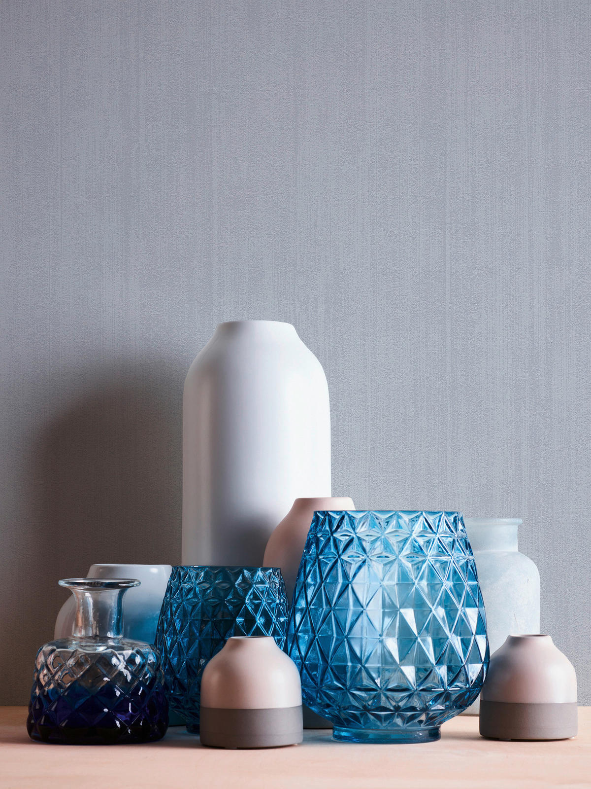 A.S.Creation Vliestapete Attractive Uni blau B/L: ca. 53x1005 cm Attractive - blau (53,00/1005,00cm) - A.S.Creation