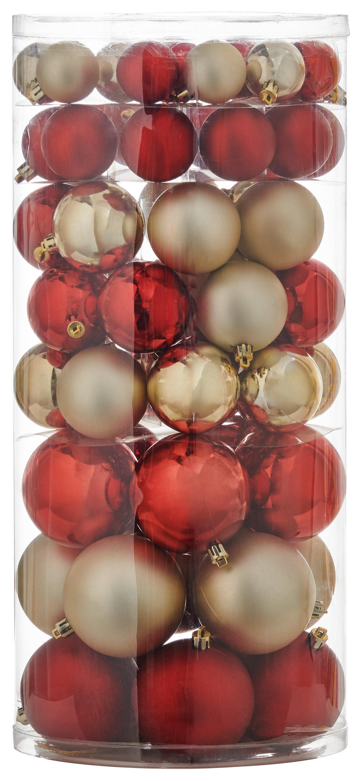 Weihnachtskugelset rot Weihnachtskugelset_63tlg. - rot