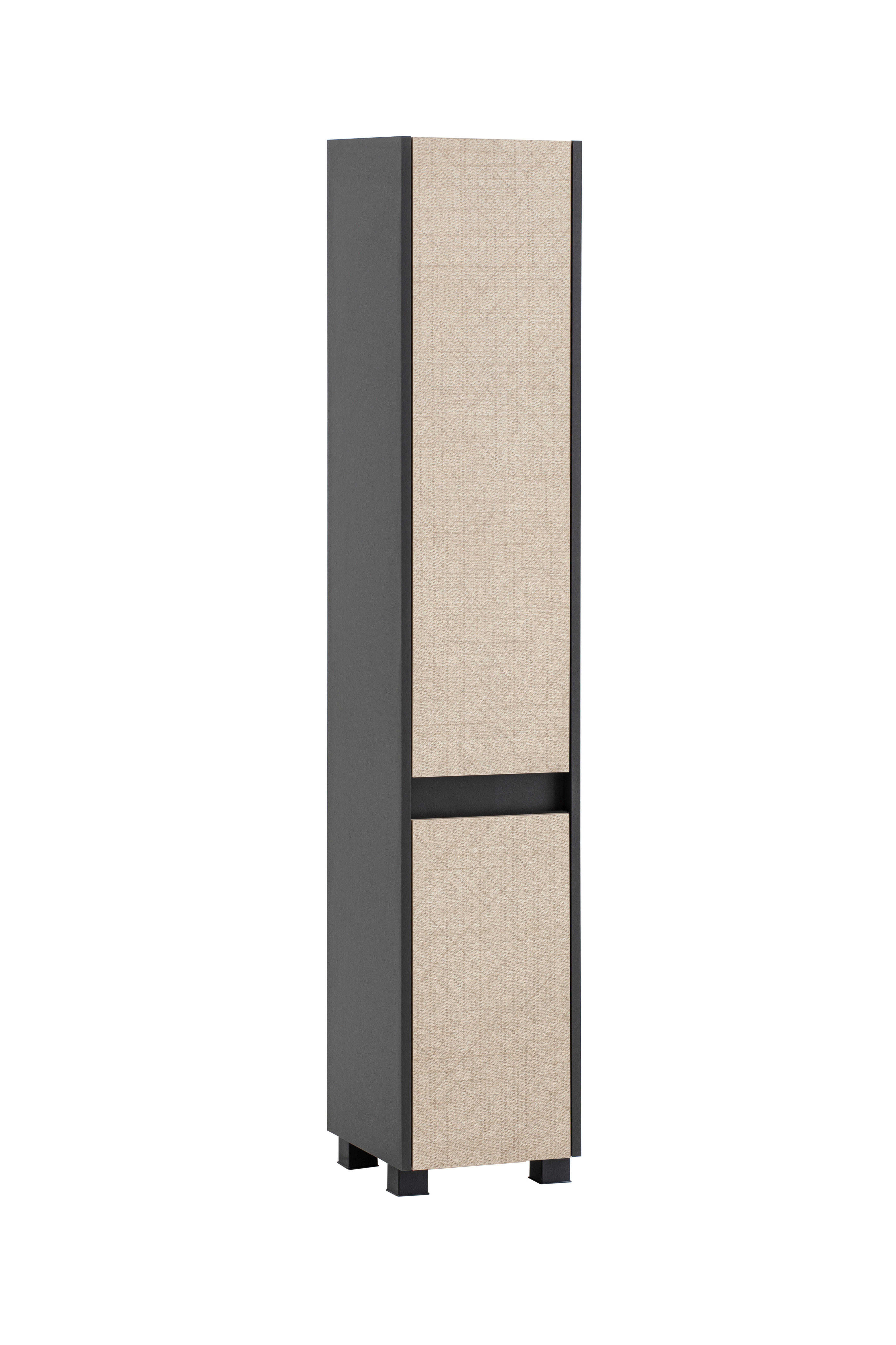 Hochschrank Sander anthrazit Nachbildung B/H/T: ca. 30,2x164,5x33 cm Sander - anthrazit (30,20/164,50/33,00cm) - Möbelpartner
