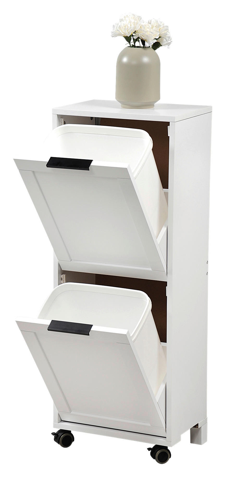 Kesper Universalschrank weiß Spanplatte B/H/T: ca. 36x95x23 cm Universalschrank - weiß (36,00/95,00/23,00cm) - Kesper