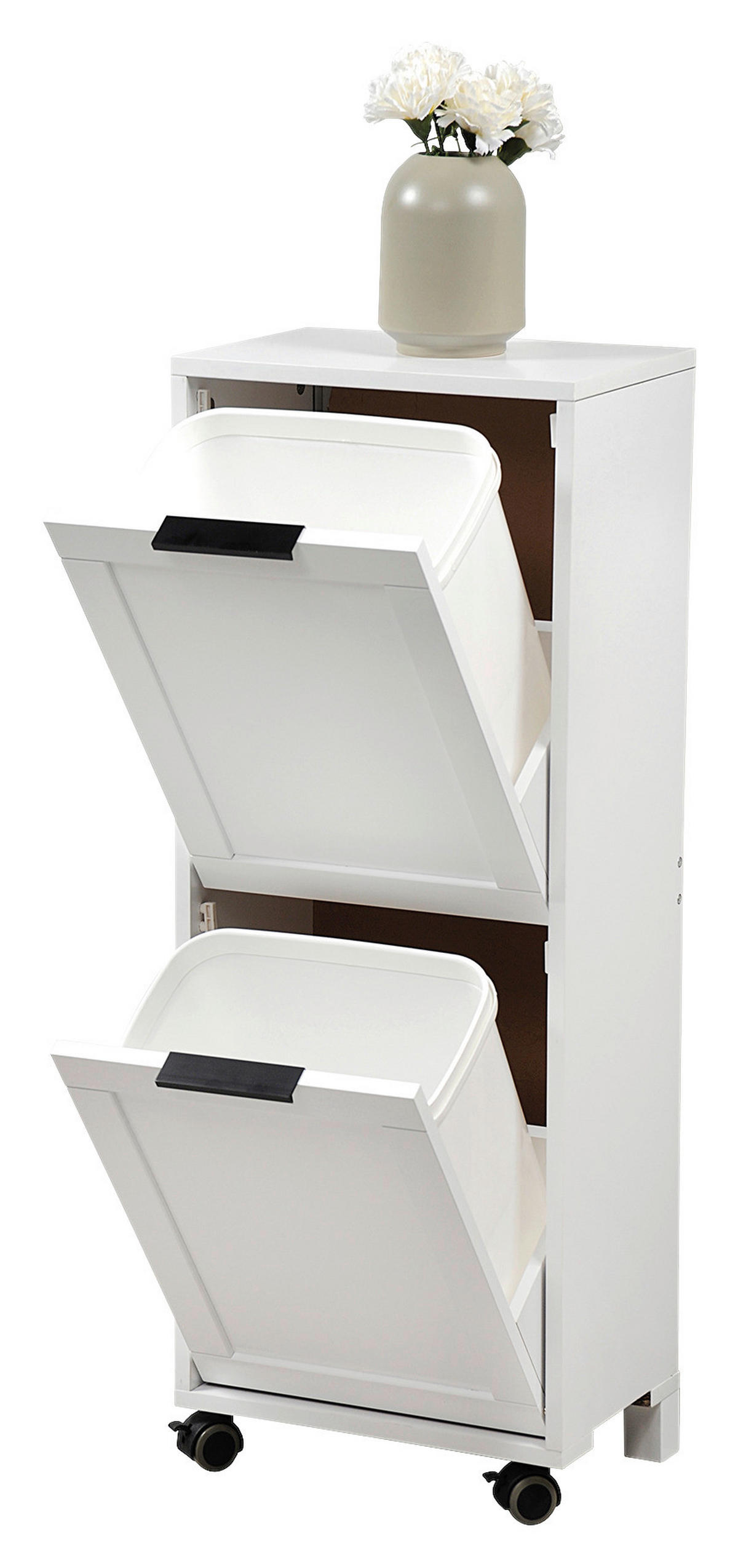Kesper Universalschrank weiß Spanplatte B/H/T: ca. 36x95x23 cm Universalschrank - weiß (36,00/95,00/23,00cm) - Kesper