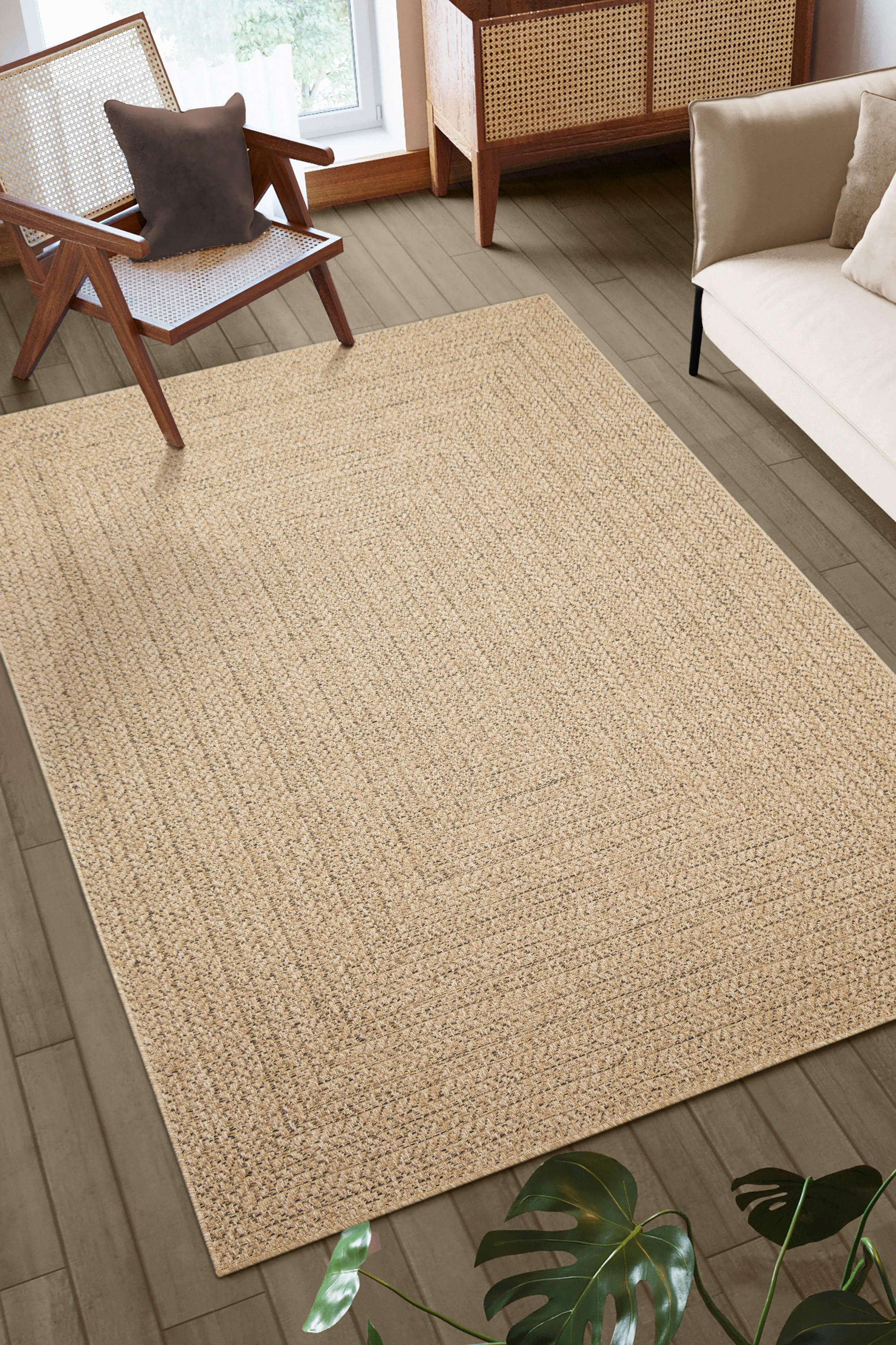 Thumbnail - Merinos Teppich Kenzy natur B/L: ca. 60x90 cm