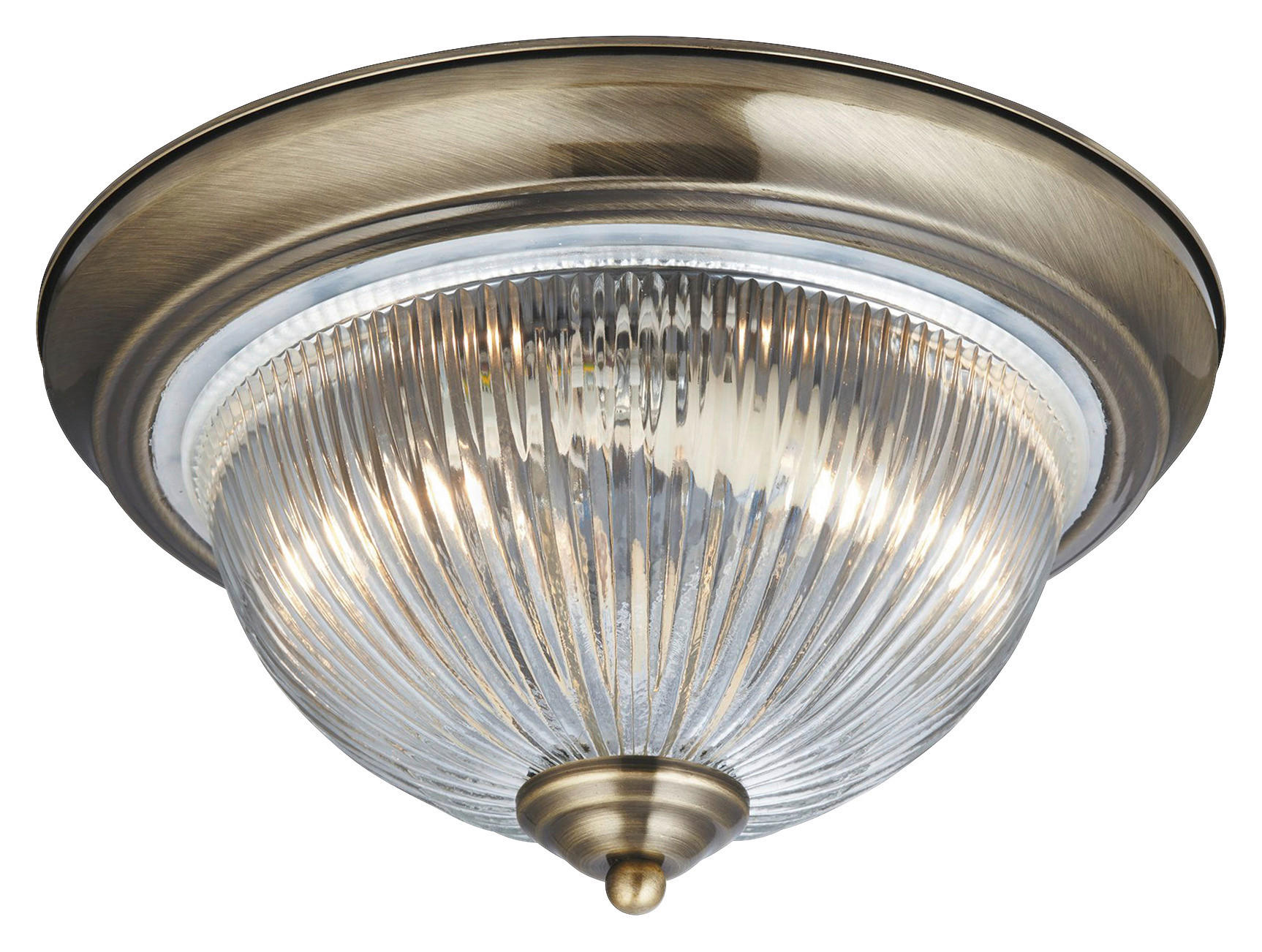 Searchlight Badleuchte messing transparent Stahl Glas B/H/L/D: ca. 29x15x29x29 cm E14 2 Brennstellen American Diner - messing/transparent (29,00/29,00/15,00cm) - Searchlight