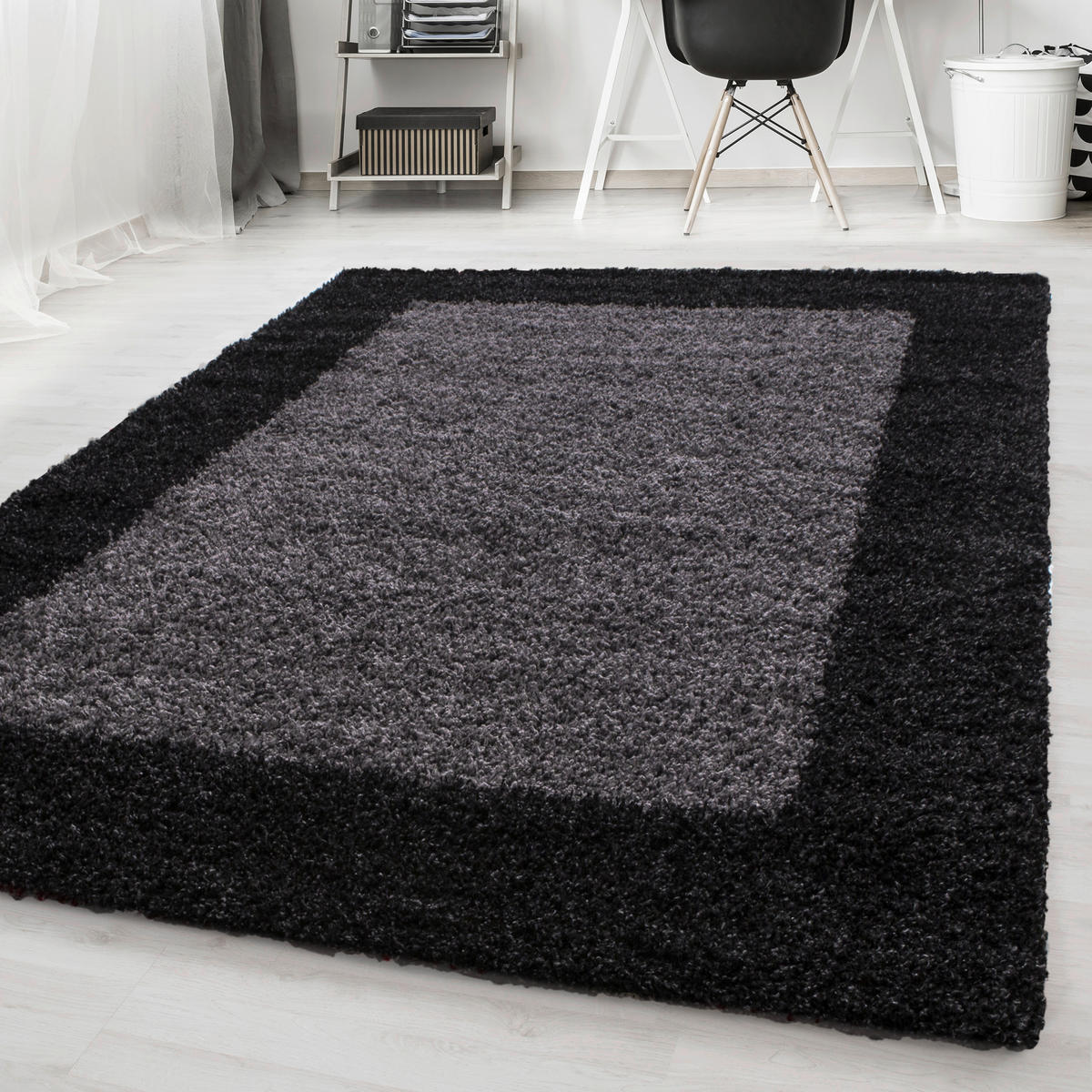 Ayyildiz Teppich LIFE anthrazit B/L: ca. 60x110 cm LIFE - anthrazit (60,00/110,00cm) - Ayyildiz