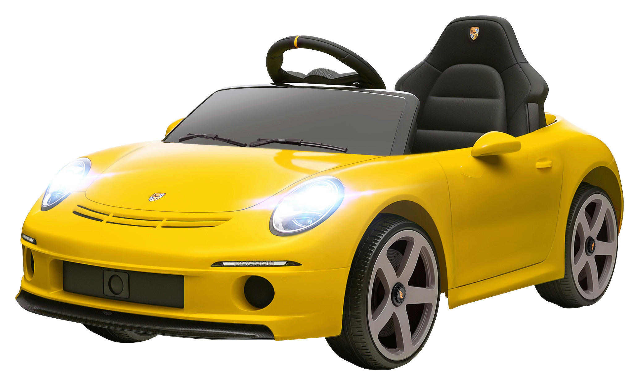 AIYAPLAY Kinder Elektroauto gelb B/H/L: ca. 65,5x47x108 cm Kinder_Elektroauto - gelb (108,00/65,50/47,00cm) - AIYAPLAY