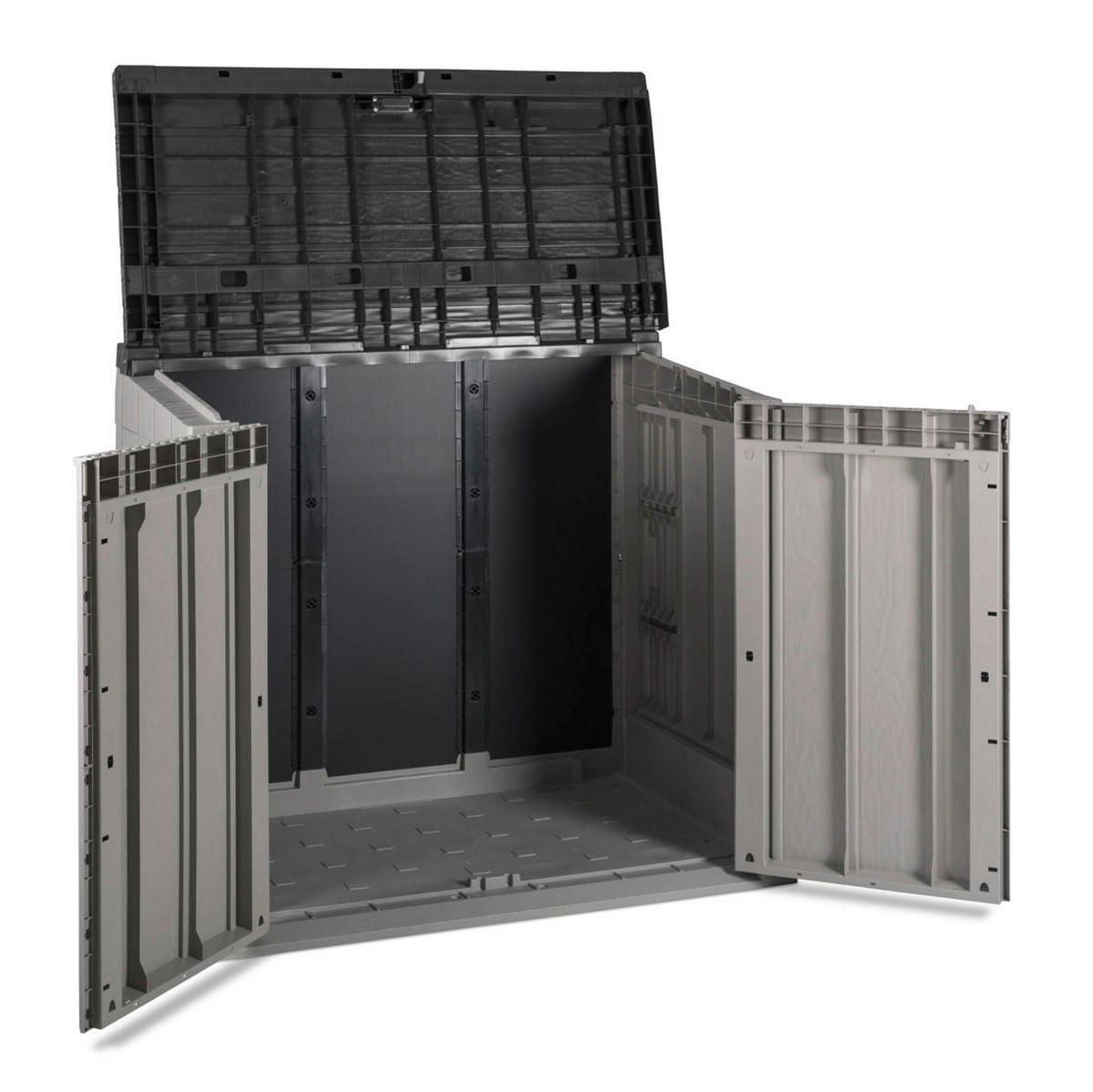 Toomax Mülltonnenbox Stora Way grau B/H/L: ca. 111x74,5x129,5 cm Stora Way - anthrazit/grau (129,50/111,00/74,50cm) - Toomax