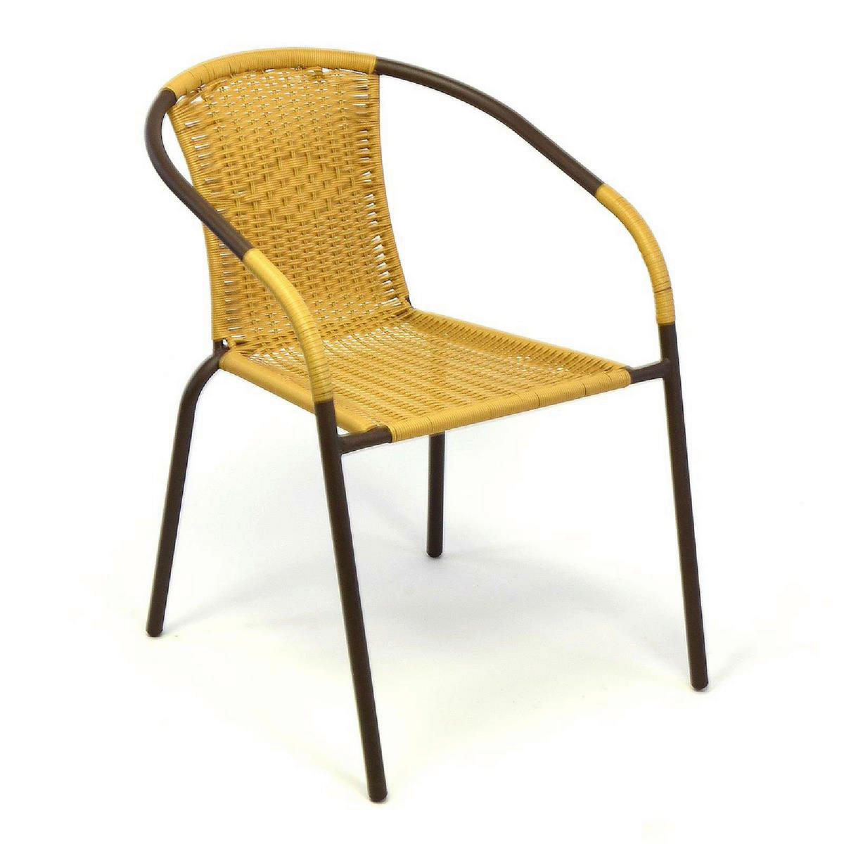 VCM Balkon-Set beige Polyrattan B/H/T: ca. 53x73x60 cm Balkonset - beige/braun (53,00/73,00/60,00cm) - VCM