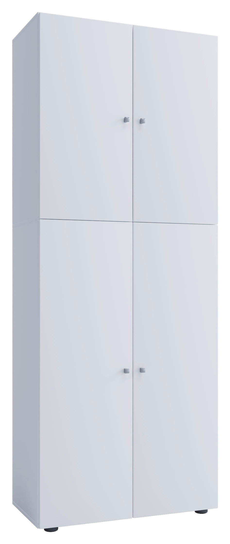 Kleiderschrank Lona weiß B/H/T: ca. 70x182x39 cm Lona - weiß (70,00/182,00/39,00cm) - VCM Möbel