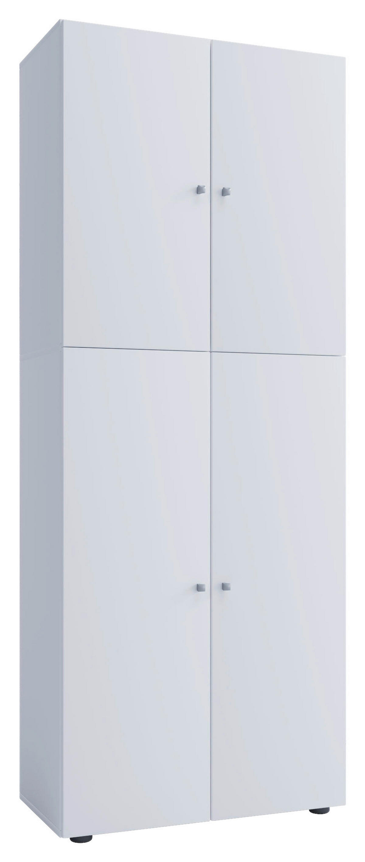 Kleiderschrank Lona weiß B/H/T: ca. 70x182x39 cm Lona - weiß (70,00/182,00/39,00cm) - VCM Möbel