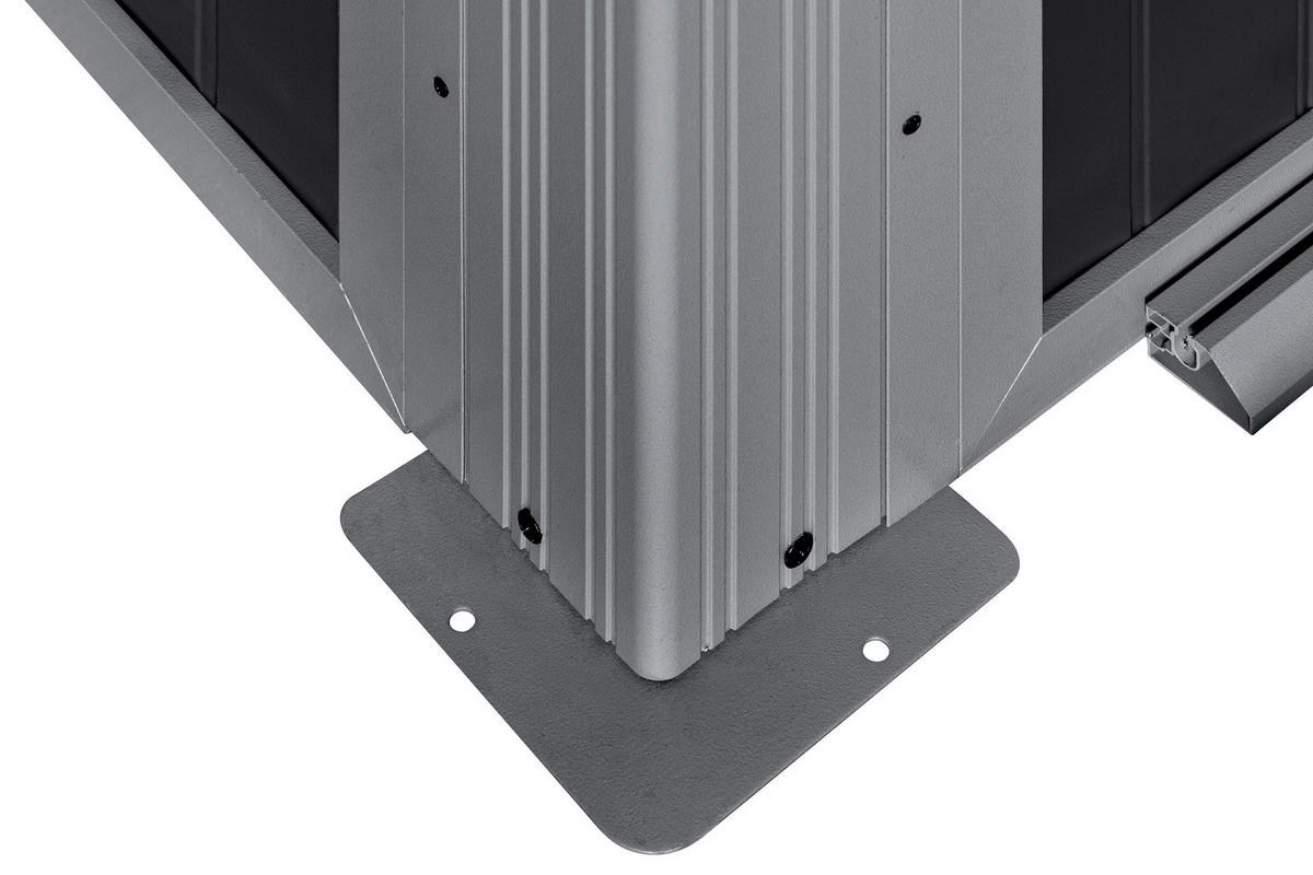 Sojag Pavillon Olan anthrazit Aluminium B/H/L: ca. 311x291x4355 cm Olan - anthrazit (4355,00/311,00/291,00cm) - Sojag