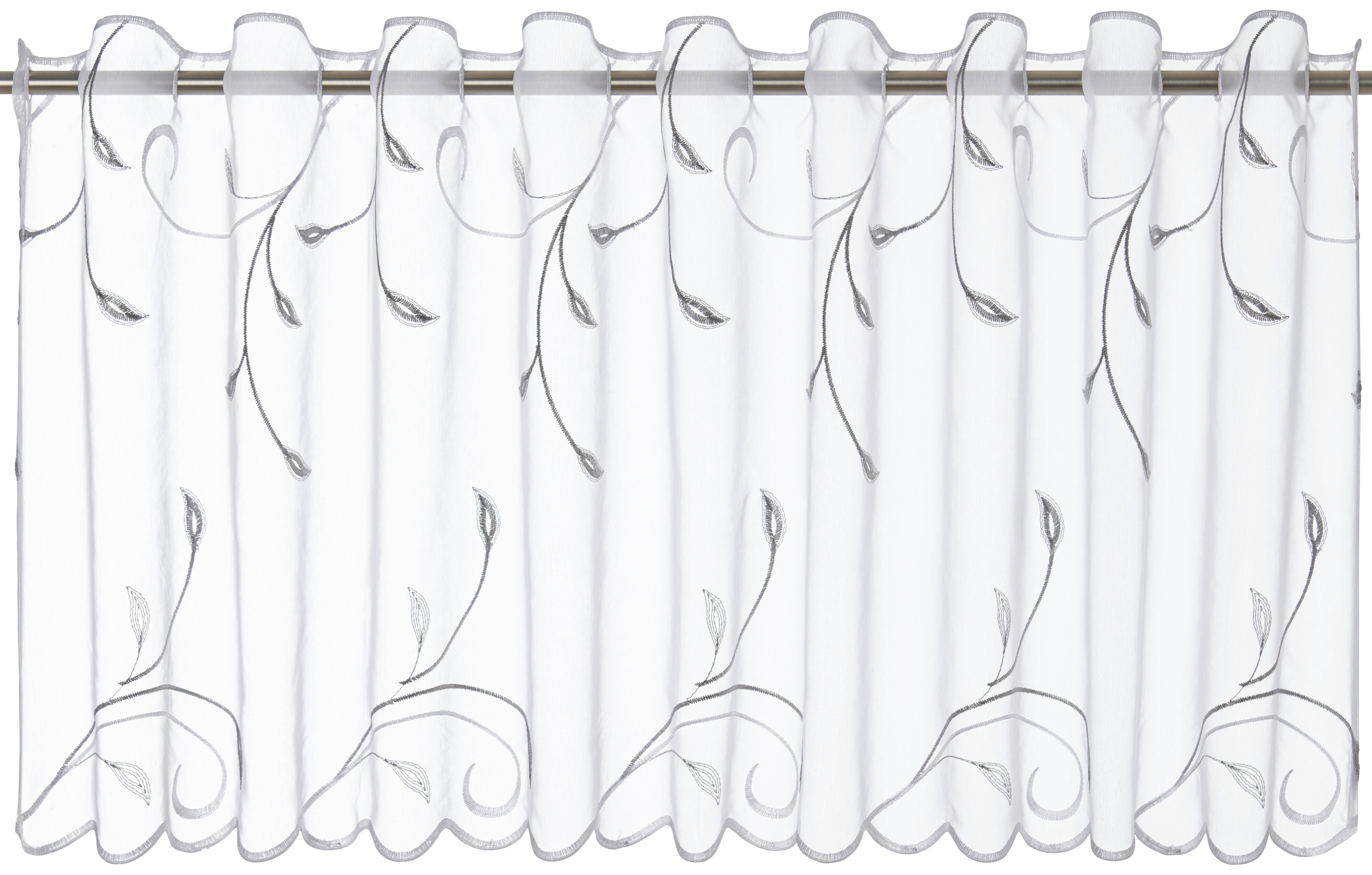 Thumbnail - POCOline Scheibengardine Ranke weiß B/L: ca. 150x55 cm