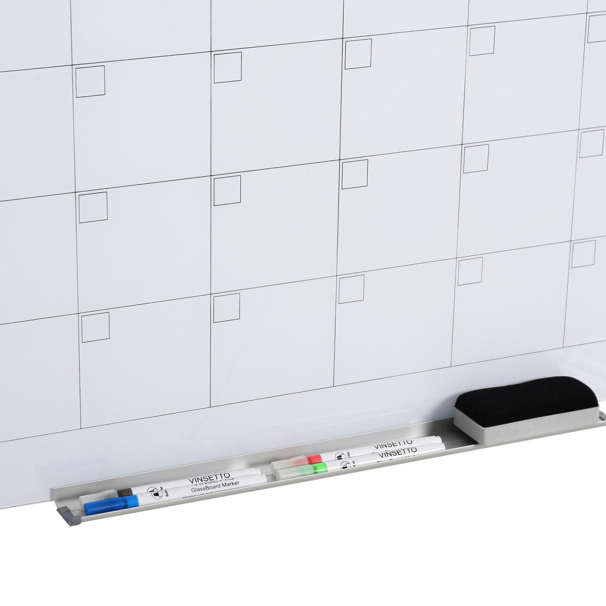 Vinsetto Wandboard Kalendertafel - weiß (0,20/60,00/90,00cm) - Vinsetto